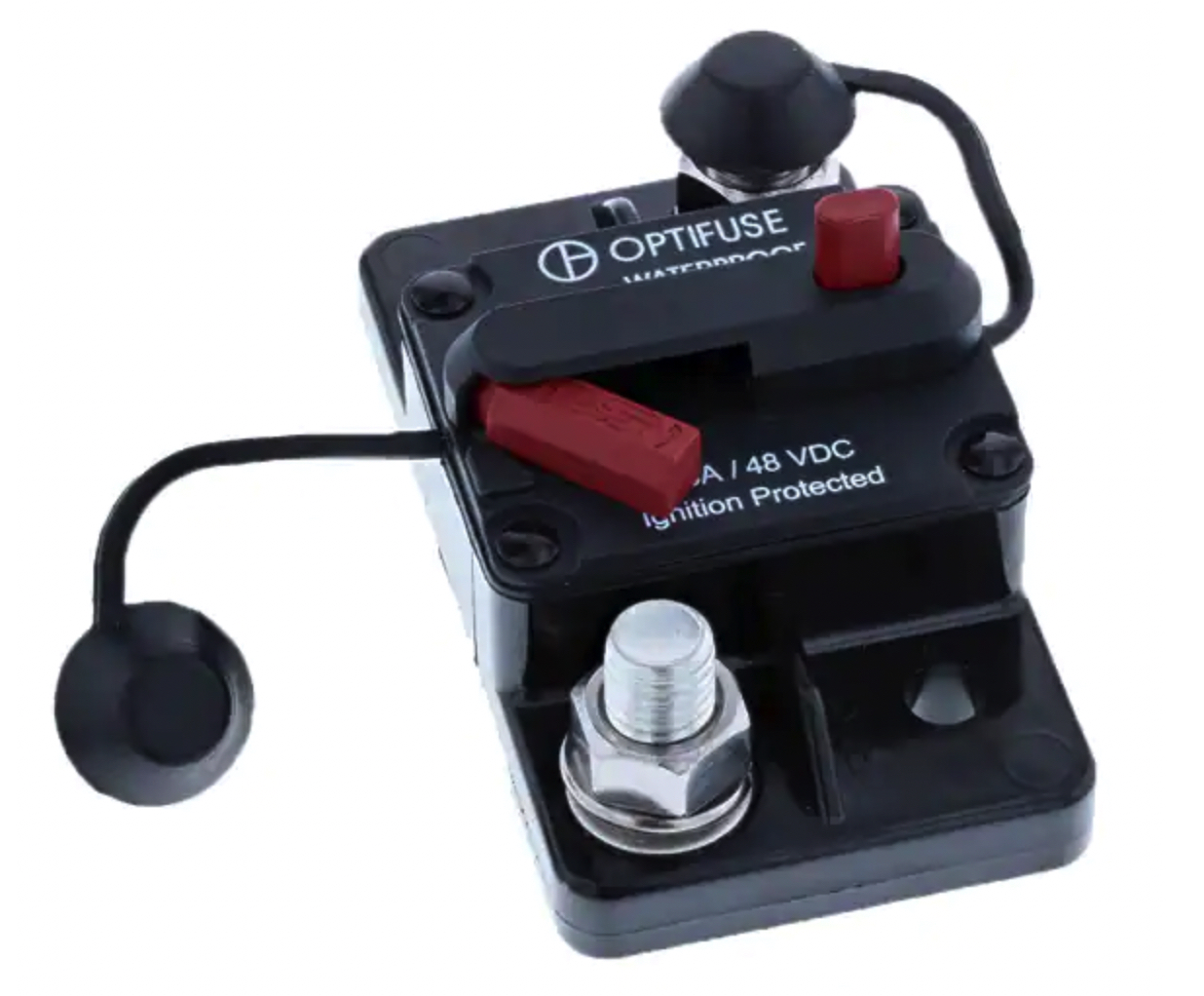 Optifuse Automotive Circuit Breaker 185180F-01-1 180A, 42V Switchable Reset - Click Image to Close